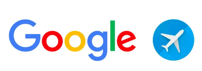 Google Flights search interface displaying flight prices and route comparisons for travelers