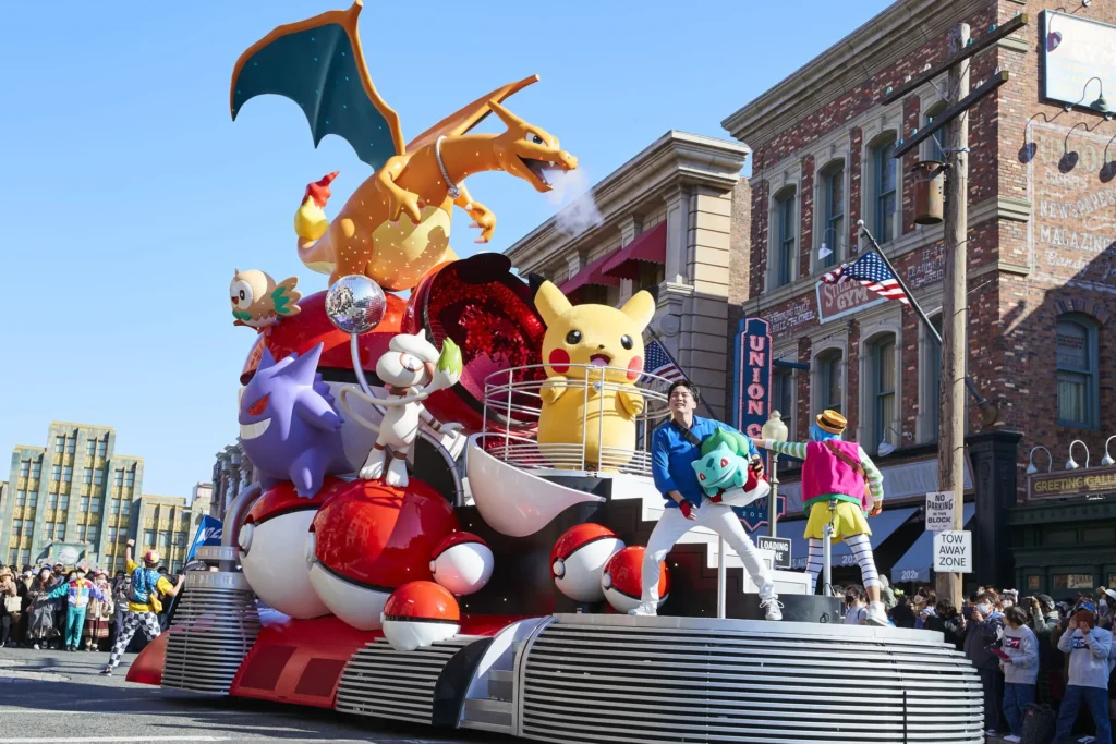 Parade of Pokémon experience at Universal Studios Japan.