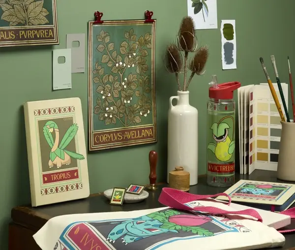 Pokémon plush display inspired by the Natural History Museum architecture from the Pokémon pop-up London event.