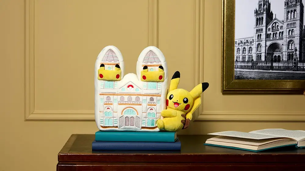 Pokémon stationery and lifestyle merchandise from the Pokémon pop-up London featuring nature-inspired designs and collectible items.
