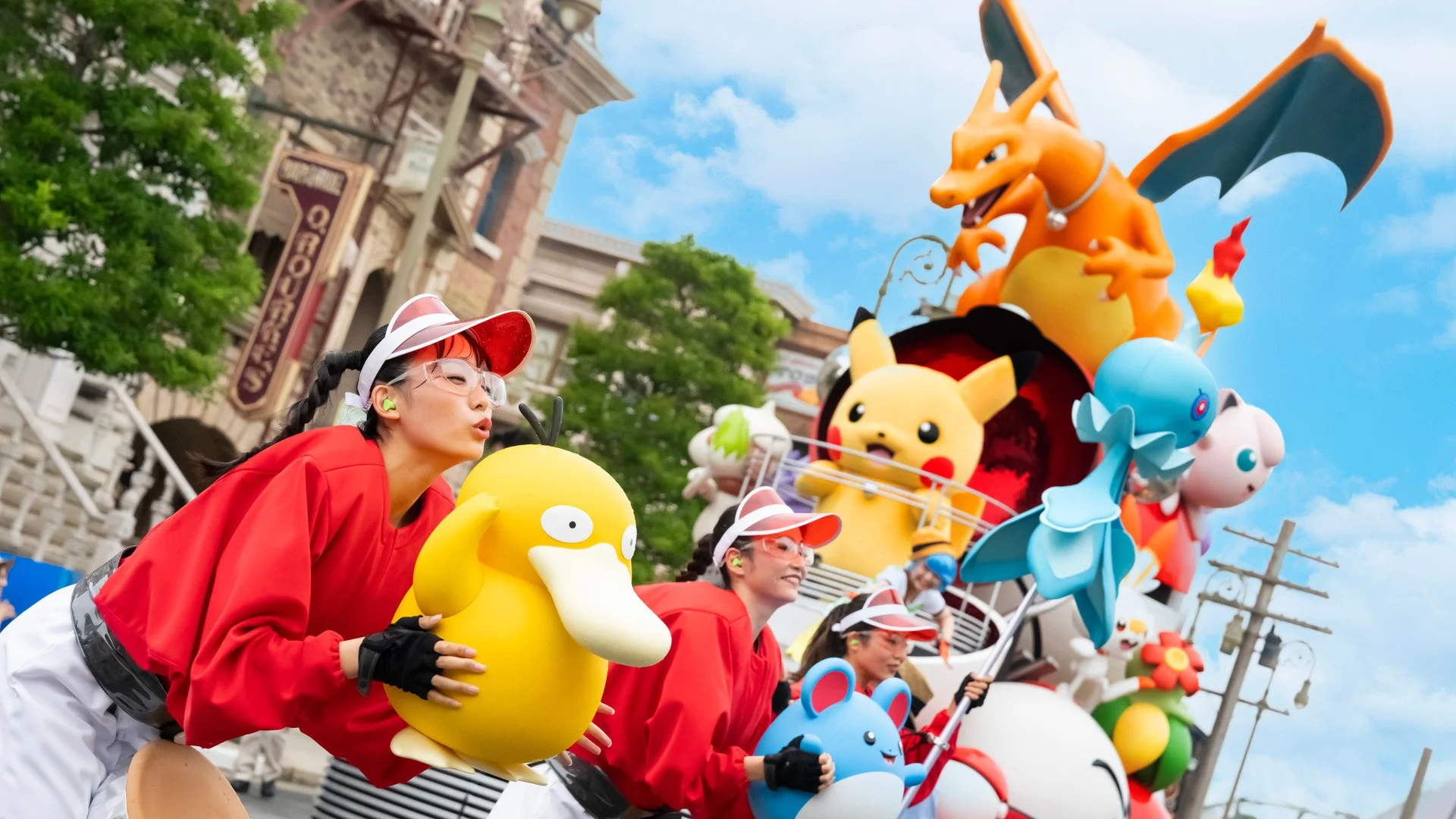 Executives from USJ and The Pokémon Company announcing the new 2026 immersive project.