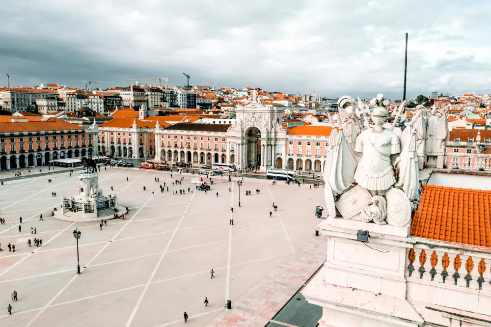 Lisbon cityscape with historic neighborhoods and walkable streets ideal for a relaxed travel itinerary