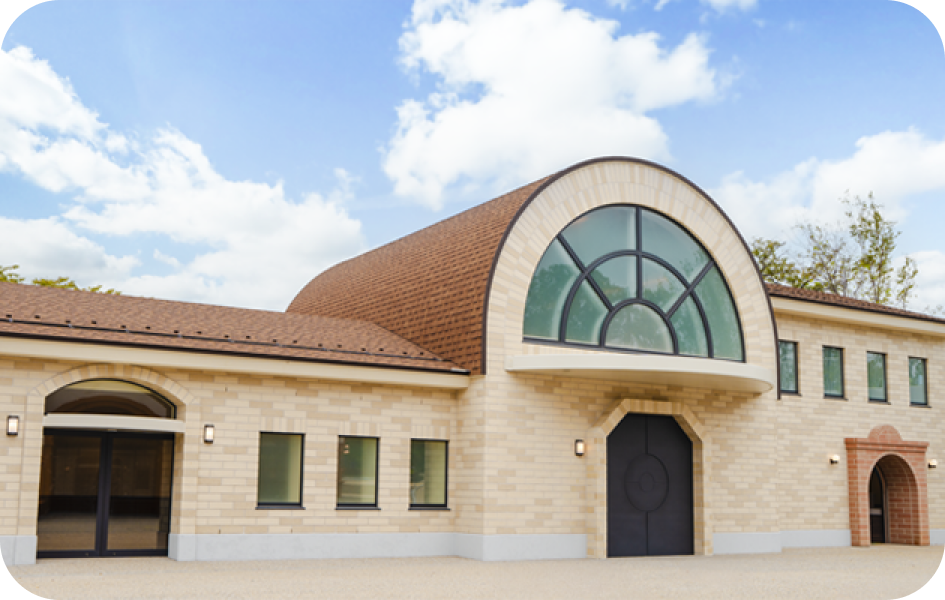 PokéPark KANTO entrance building inside Yomiuriland near Tokyo, featuring themed architecture for the Pokémon park