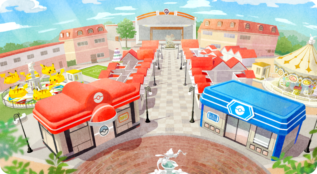 PokéPark KANTO promotional image highlighting the immersive Pokémon park experience near Tokyo