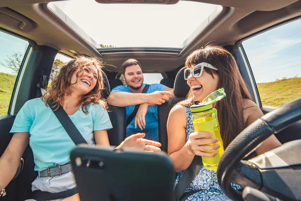 how to plan a car road trip enjoying music snacks and fun during road trip