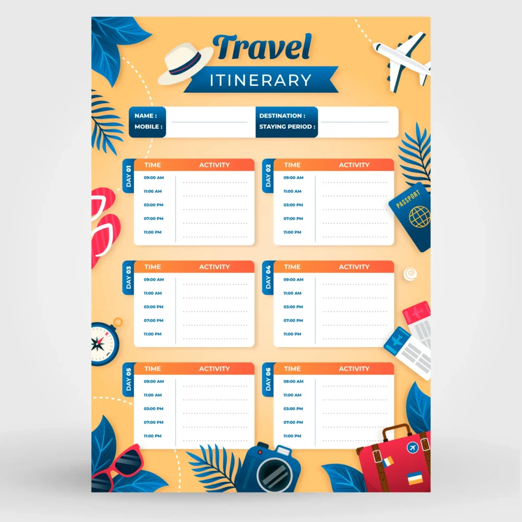 how to plan a trip to disney creating flexible daily plan with itinerary notebook and park map