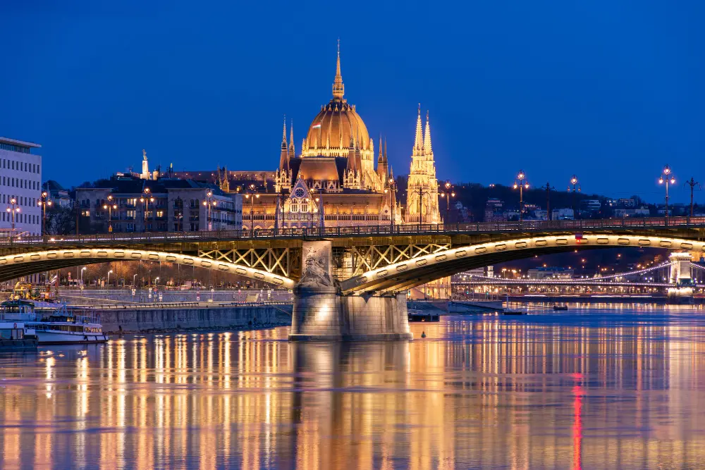 Map of Europe with pins marking regions to help plan a europe trip by geographic clusters